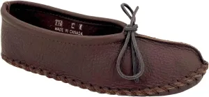 Laurentian Chief Women's Elk Hide Ballerina Moccasins