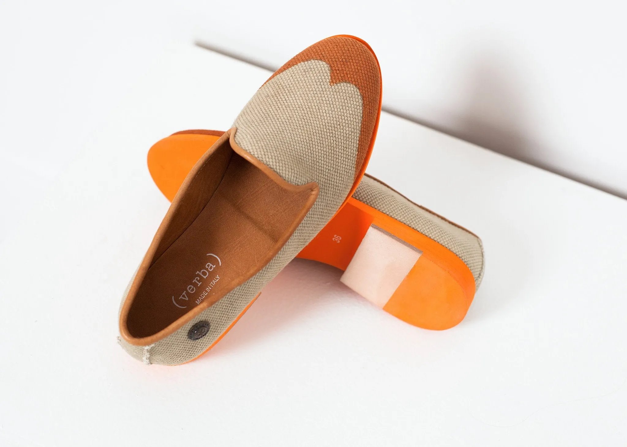 Loafer Multi-purpose Orange in Festive offer Wingtip