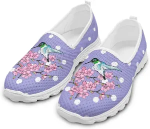 Loafers Shoes for Women Mesh Walking Running Shoes Slip On Trainers Sneakers Women Casual Sports Trainer