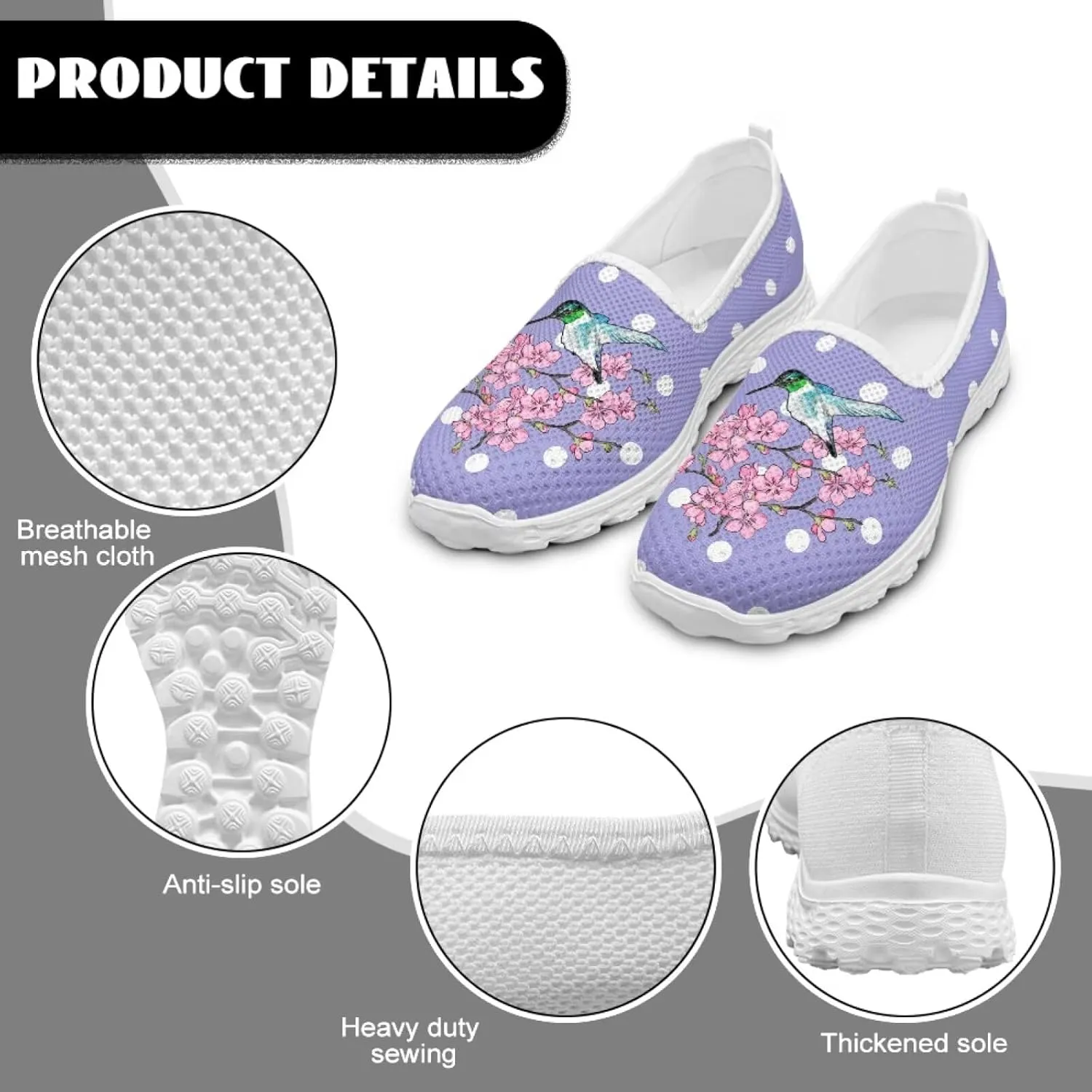 Loafers Shoes for Women Mesh Walking Running Shoes Slip On Trainers Sneakers Women Casual Sports Trainer