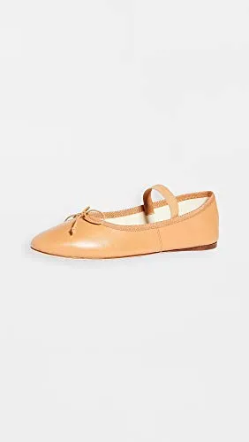 Loeffler Randall Women's Leonie Ballet Flat, Caramel, 7