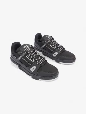 Louis Vuitton LV Trainer Sneakers Black / Grey Mesh EU 43 UK 9
