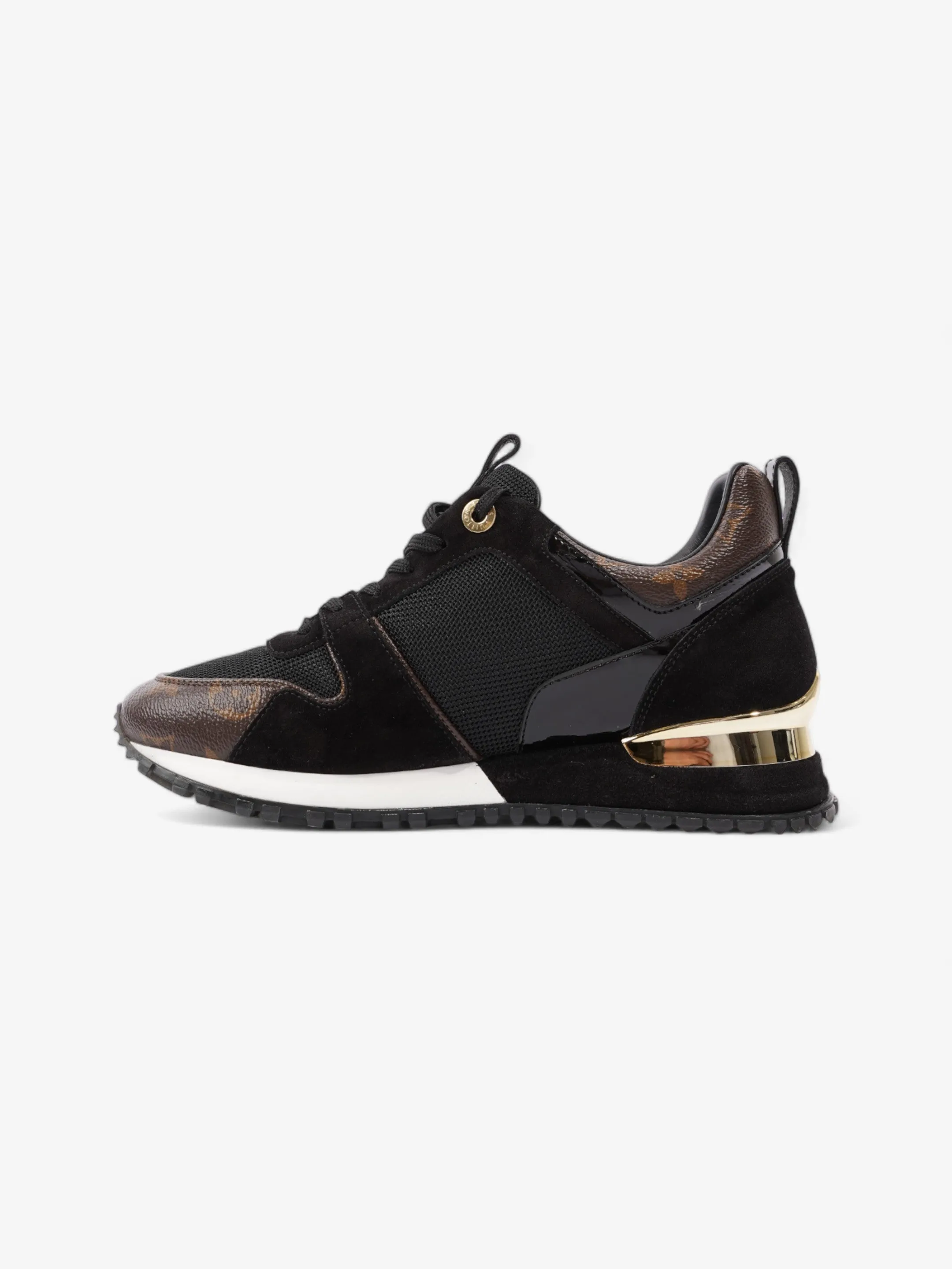 Louis Vuitton Run Away Trainer Black / Monogram Mesh EU 38 UK 5