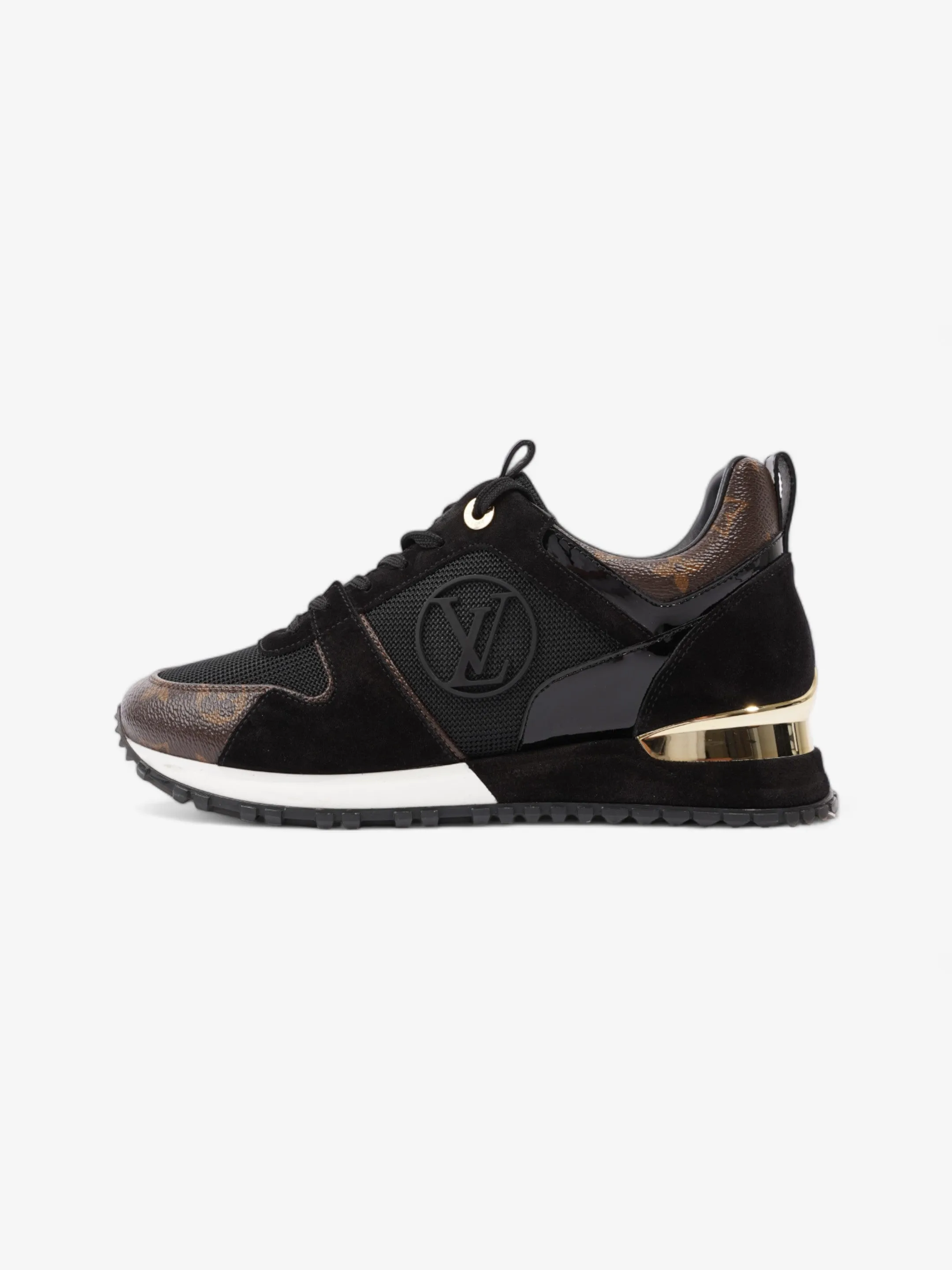Louis Vuitton Run Away Trainer Black / Monogram Mesh EU 38 UK 5