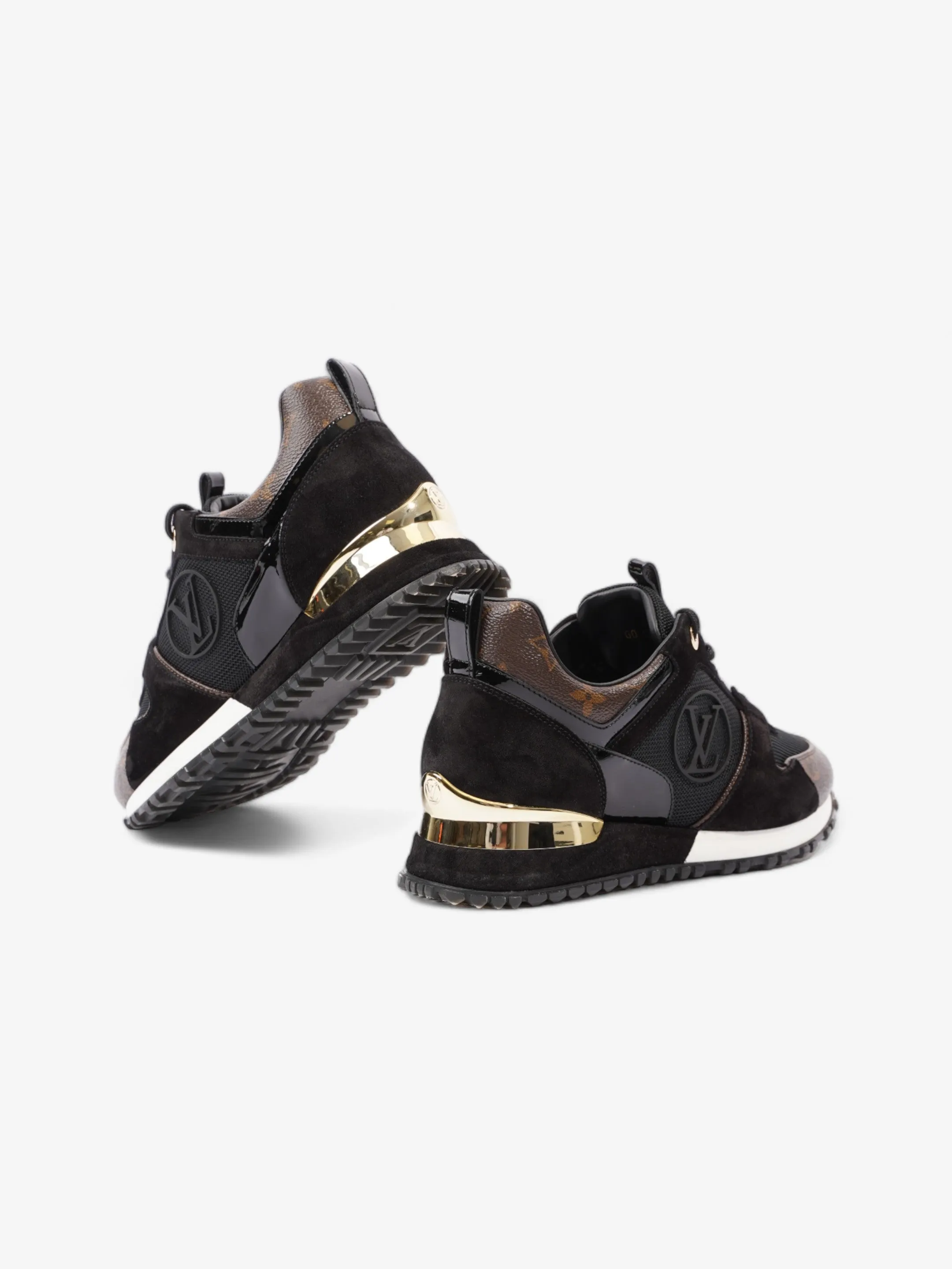 Louis Vuitton Run Away Trainer Black / Monogram Mesh EU 38 UK 5
