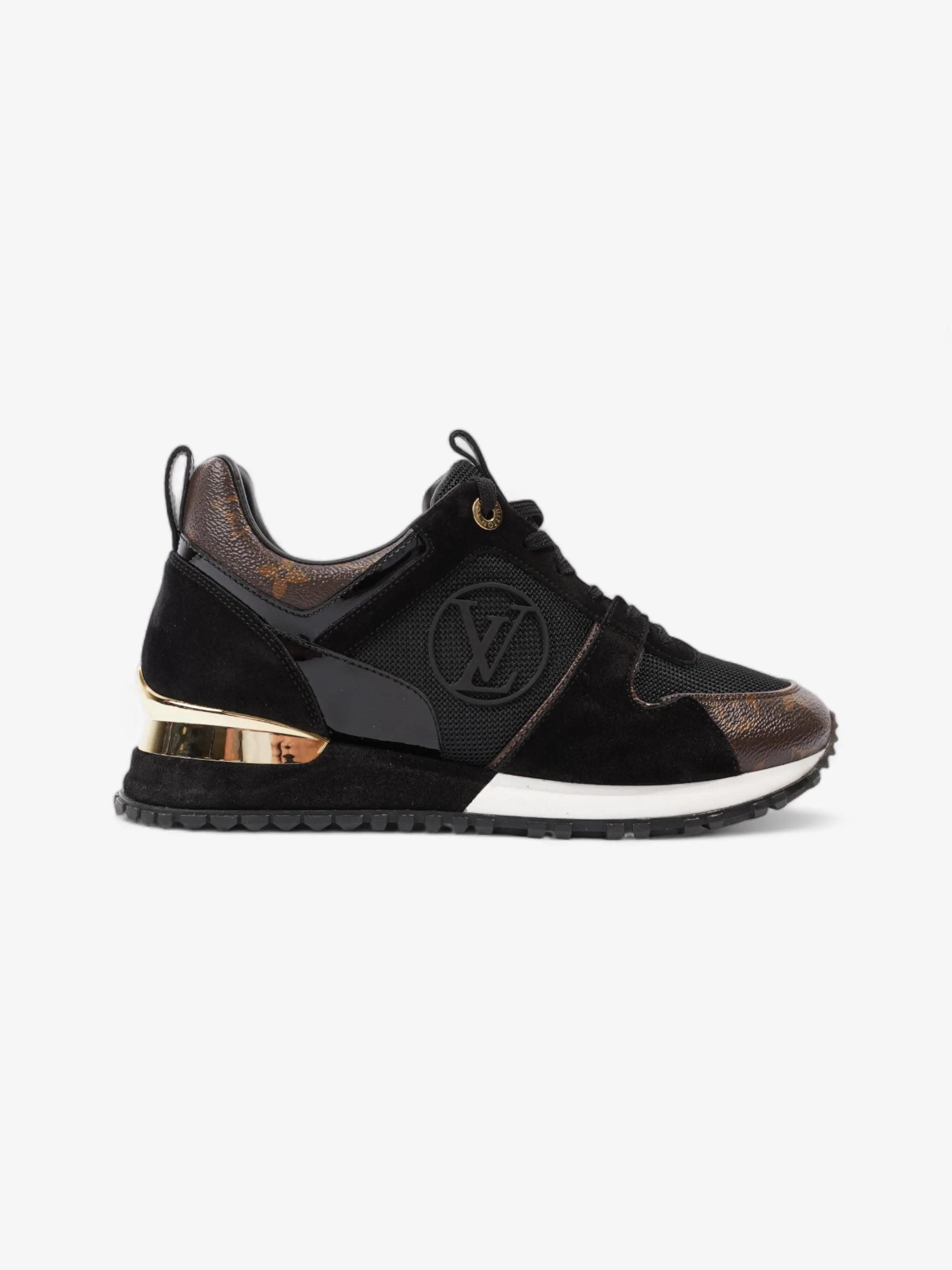Louis Vuitton Run Away Trainer Black / Monogram Mesh EU 38 UK 5