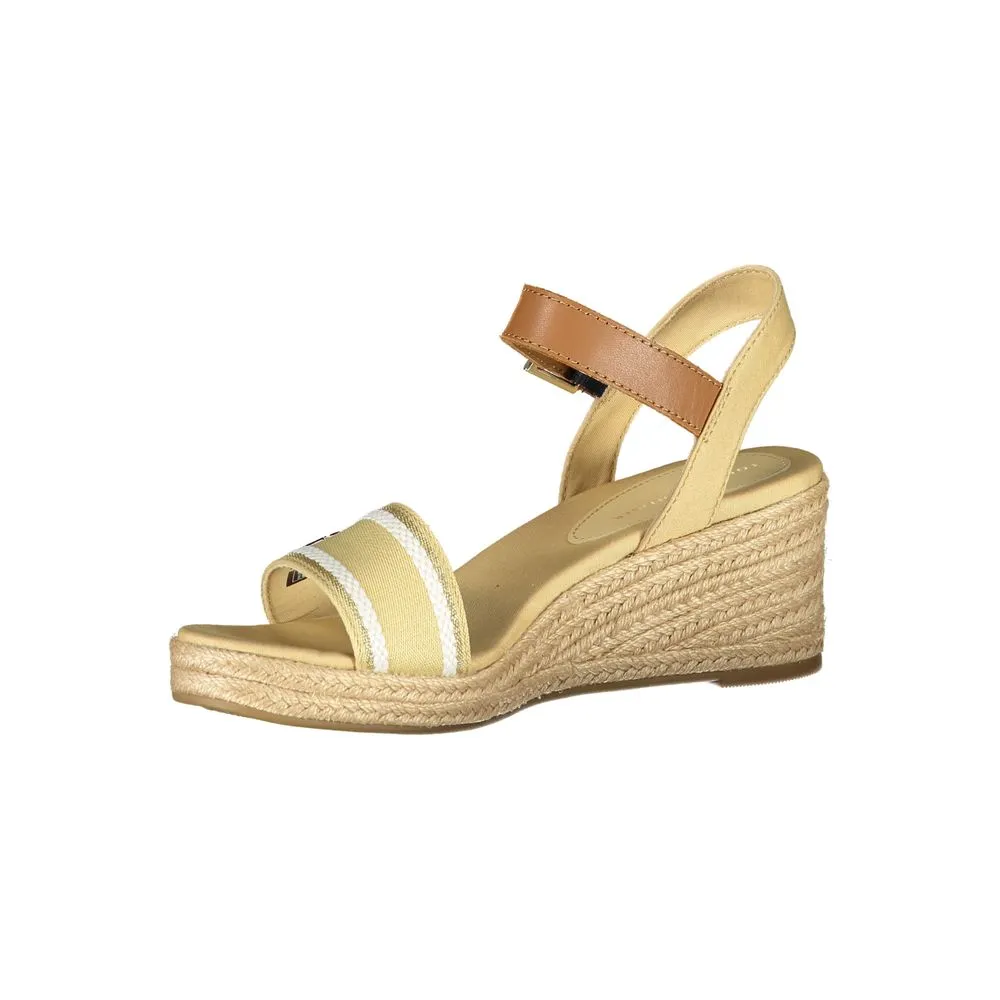 Low-cost Beige Problem-free return Polyester Hilfiger Sandal Tommy