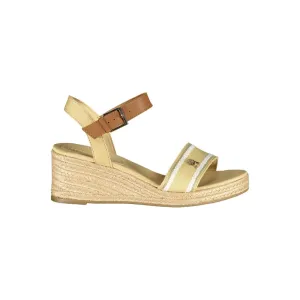Low-cost Beige Problem-free return Polyester Hilfiger Sandal Tommy