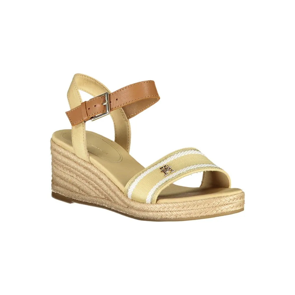 Low-cost Beige Problem-free return Polyester Hilfiger Sandal Tommy