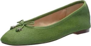 Low-cost opportunity Matcha Wide Connected Green Sam Flats On Slip Felicia Ballet Flexible Rounded Edelman Toe