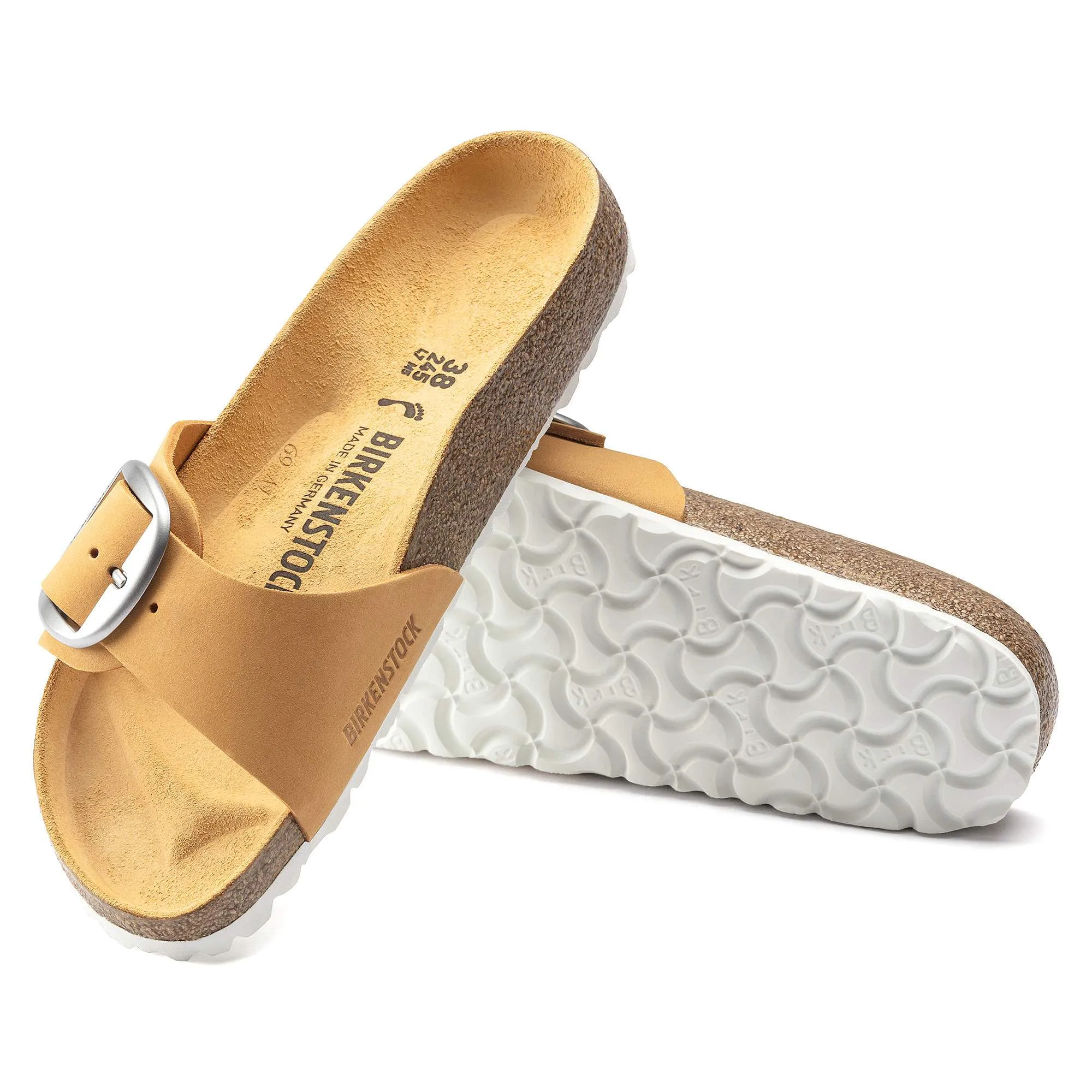 Madrid Big Buckle Nubuck Leather