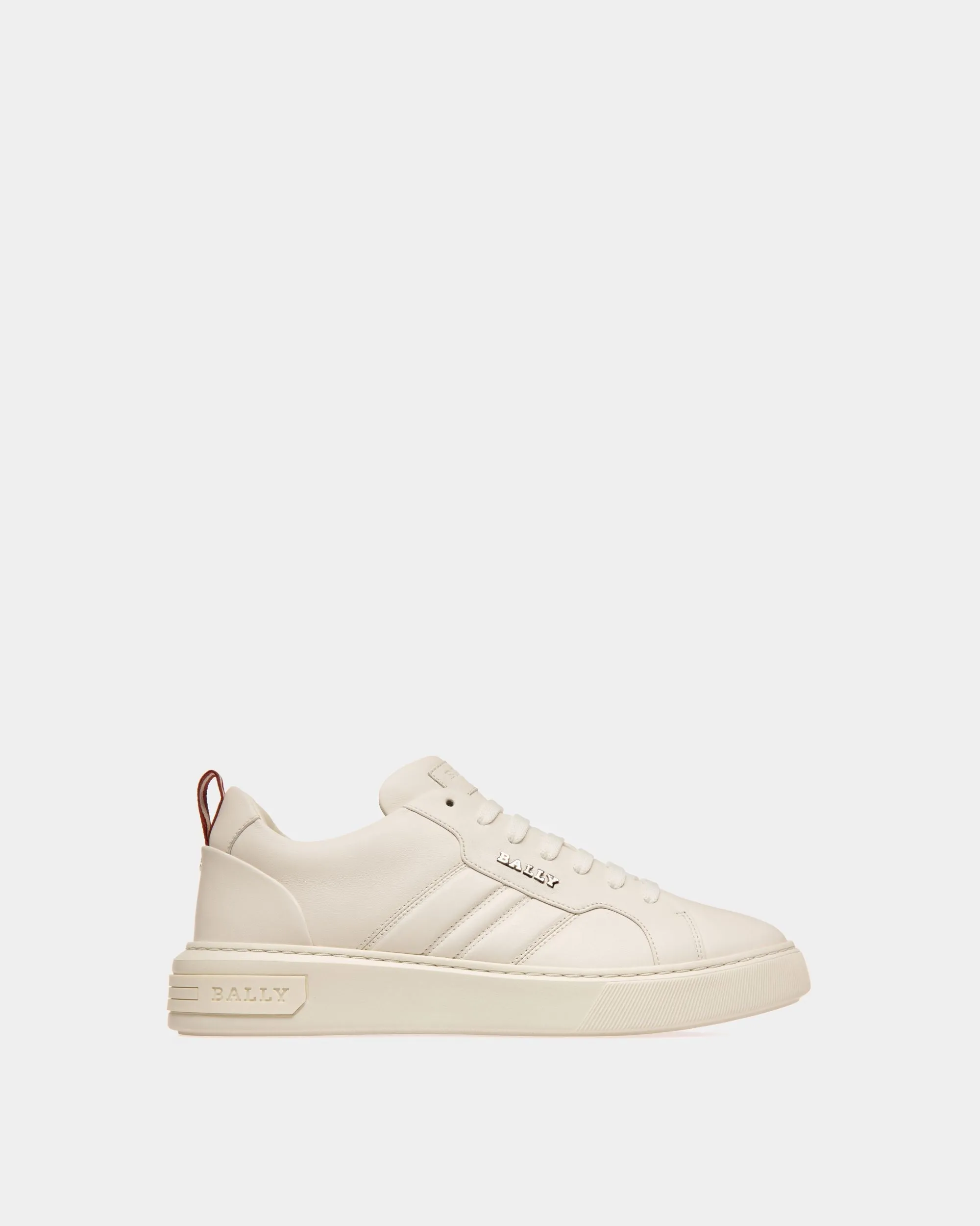 Maxim Leather Sneakers In White