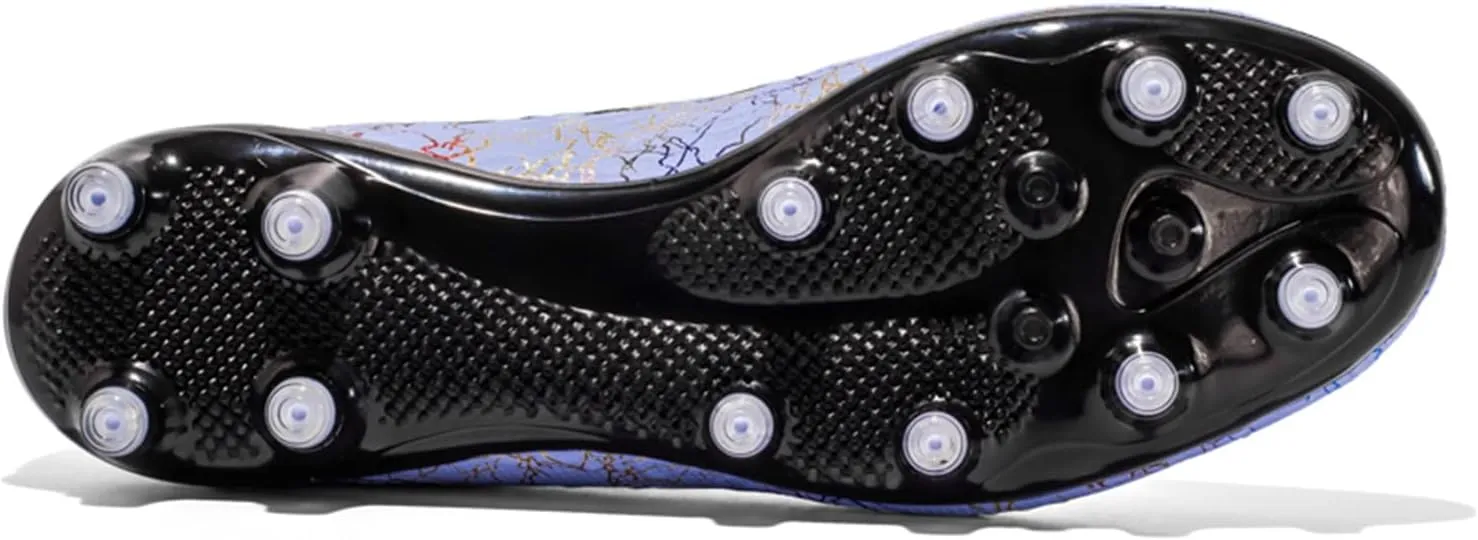MDPCX Competitive Unisex Soccer Shoes Men Women Indoor Outdoor Football Boots Athletic Turf Mundial Team Cleat Running Sports Lightweight Breathable Anti-Skid Damping Shoes