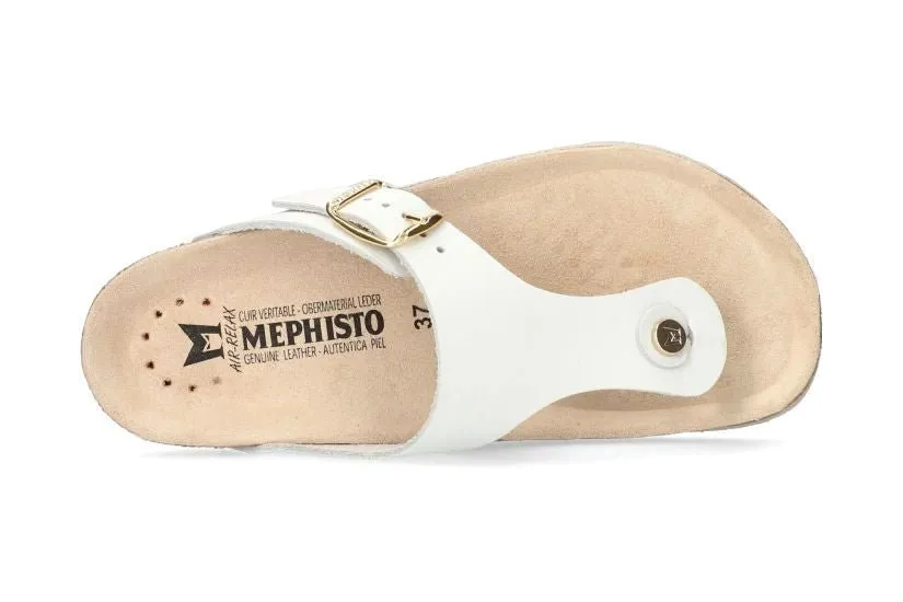'Melinda' women's slide toe sandal - white