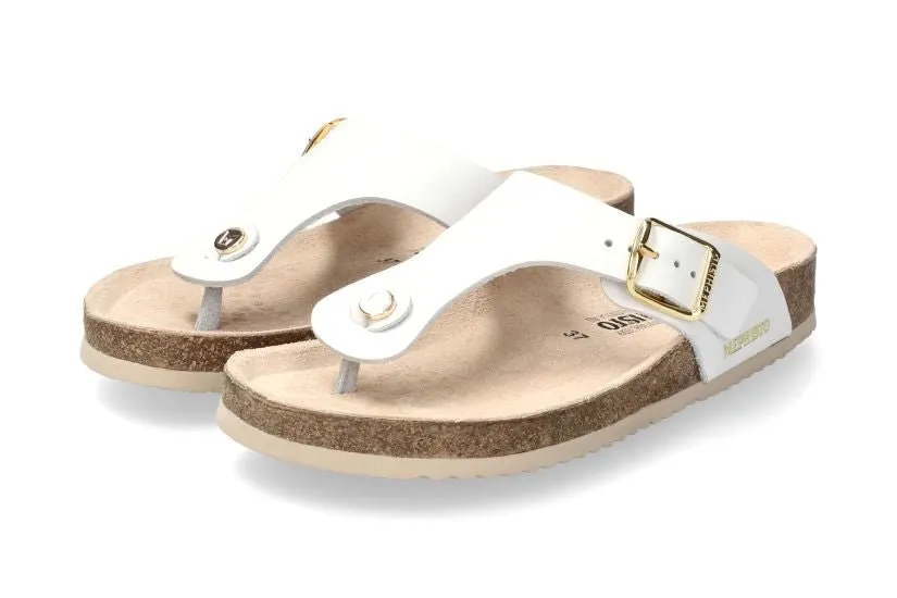 'Melinda' women's slide toe sandal - white
