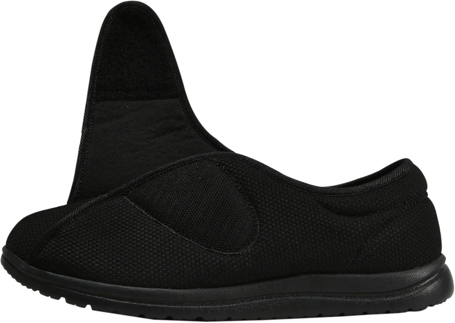 Men Wide Walking Shoes Adjustable Velcr Elderly Diabetic Edema Swollen Feet Outdoor Lightweight Anti Slip Sneaker Sole