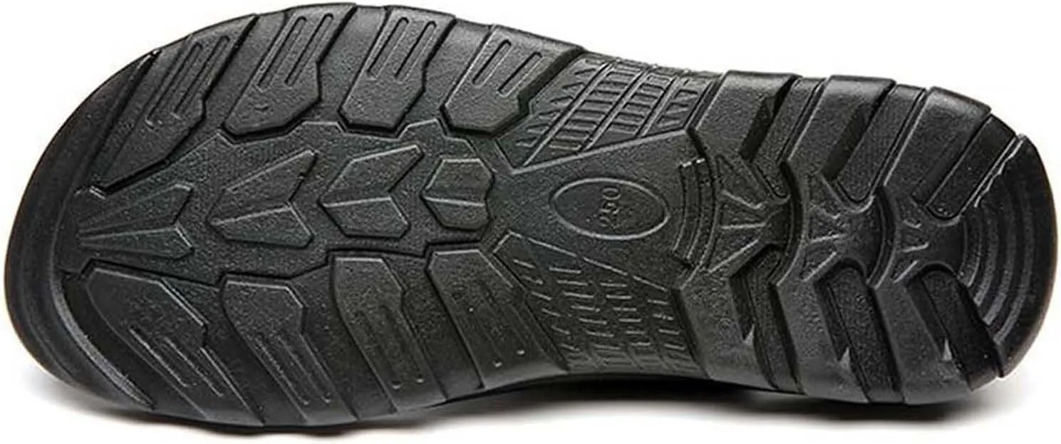 Men's Comfortable Lightweight Open Toe Sandals for Summer Beach Walking Outdoor Casual Athletic Hiking Water Shoes
