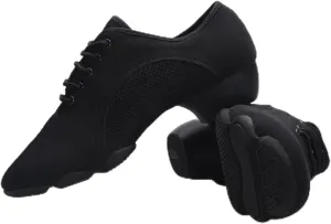 Men's Latin Dance Shoes Adult Men Women Low Heel Teacher Shoe Latin Dancing Body Shape Training Cha-Cha Dance Shoes Breath Sneakers