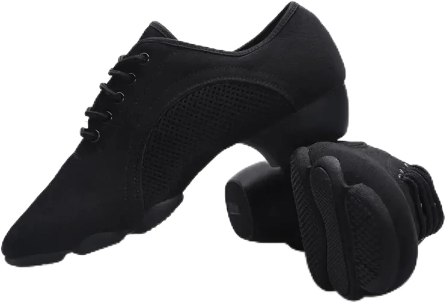 Men's Latin Dance Shoes Adult Men Women Low Heel Teacher Shoe Latin Dancing Body Shape Training Cha-Cha Dance Shoes Breath Sneakers