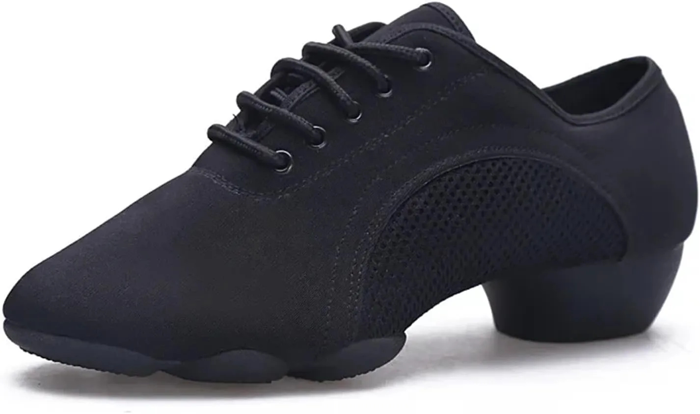 Men's Latin Dance Shoes Adult Men Women Low Heel Teacher Shoe Latin Dancing Body Shape Training Cha-Cha Dance Shoes Breath Sneakers