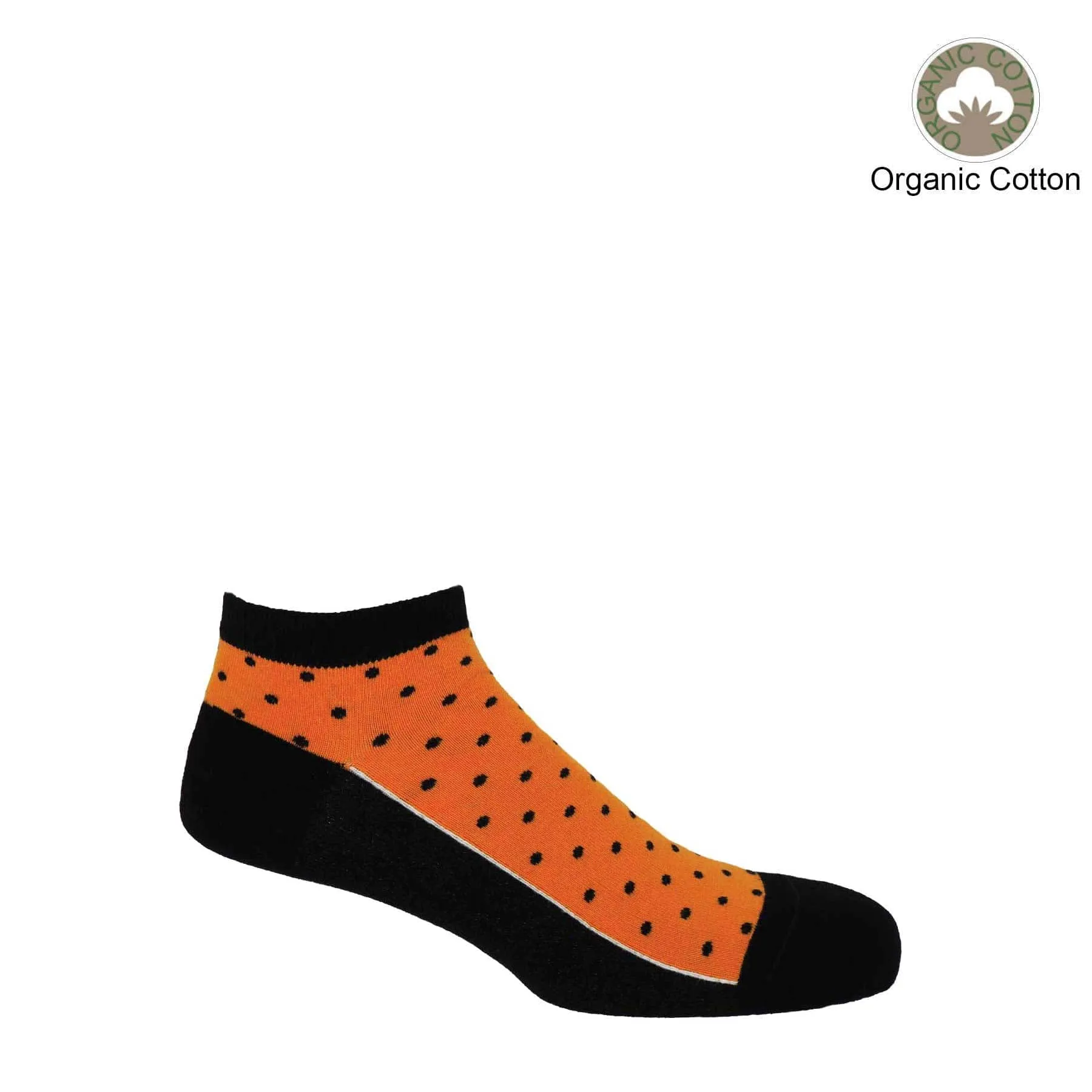 Men’s Orange Trainer Socks Bundle – Organic