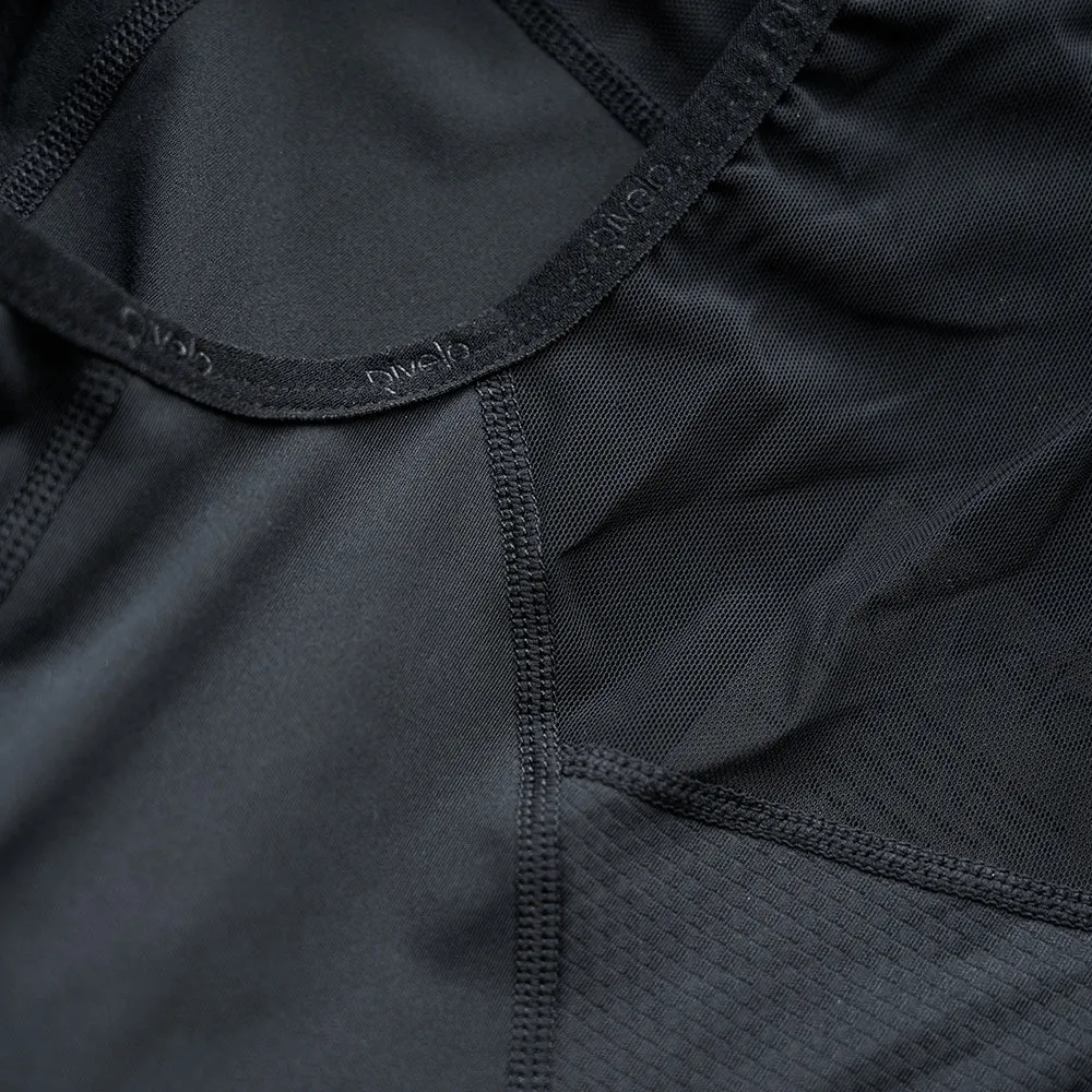 Mens Winterfold Liner/Turbo Bibshorts (Black)