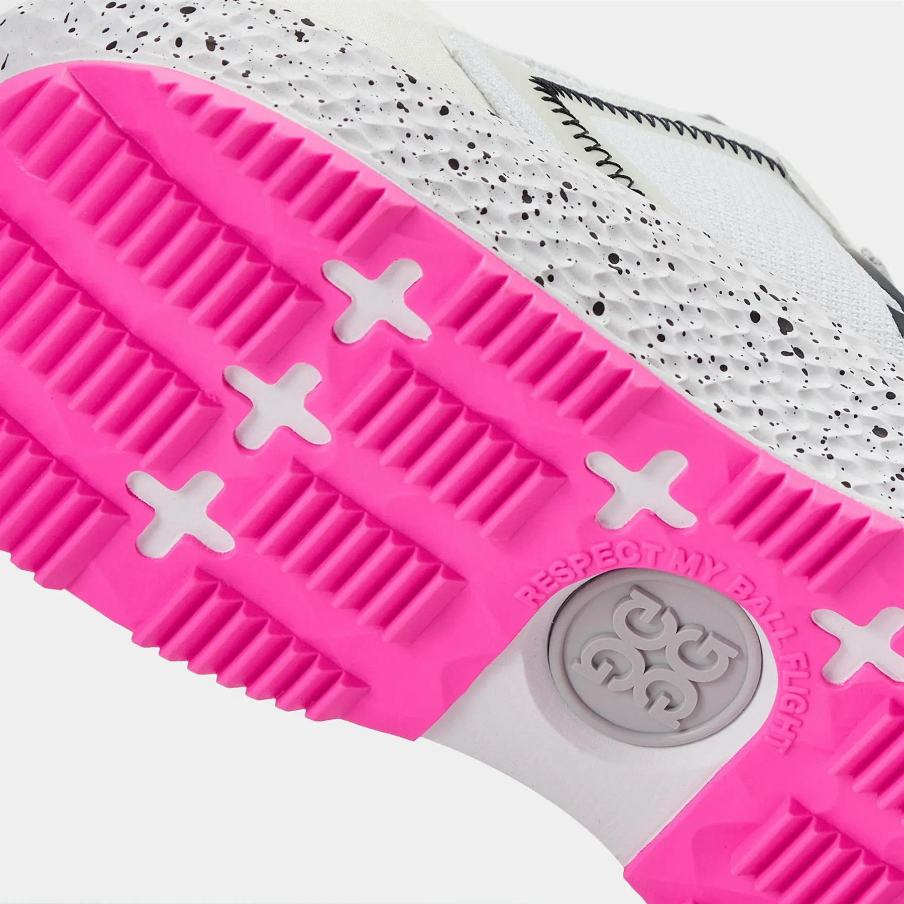 MG4X2 Stippled Knit Cross Trainer Golf Shoes Snow
