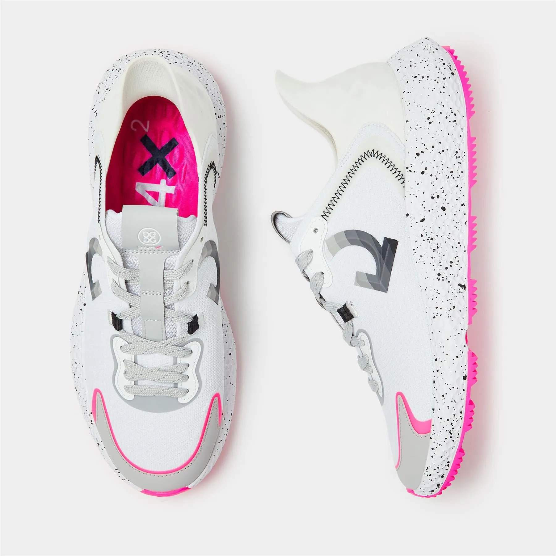 MG4X2 Stippled Knit Cross Trainer Golf Shoes Snow