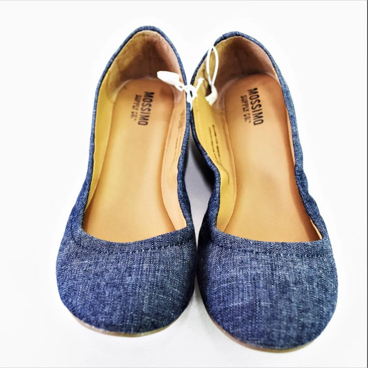 Mossimo Supply Co Women's Ona Scrunch Ballet Flats Navy 5.5
