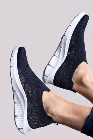 Multi Colour Stripe Mesh Trainer