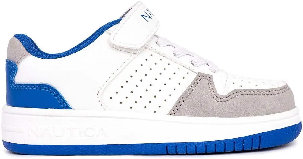 Nautica Kids Adjustable Strap Shoes | Comfortable Casual Sneakers for Boys and Girls, Toddlers & Little Kids