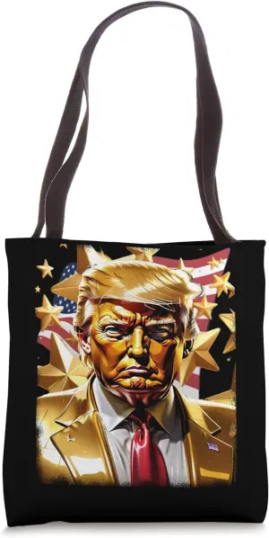 Never Surrender Sneaker Donald Trump Tote Bag