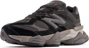 New Balance Unisex 9060 U9060BLK Sneakers, Black/Castlerock/Rain Cloud, 9.5 US Women / 8 US Men Medium