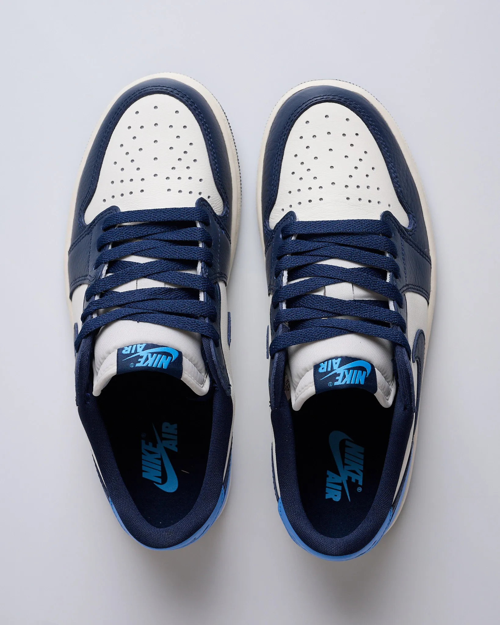 Nike Air Jordan 1 Low OG "Obsidian" Obsidian University Blue-Sail