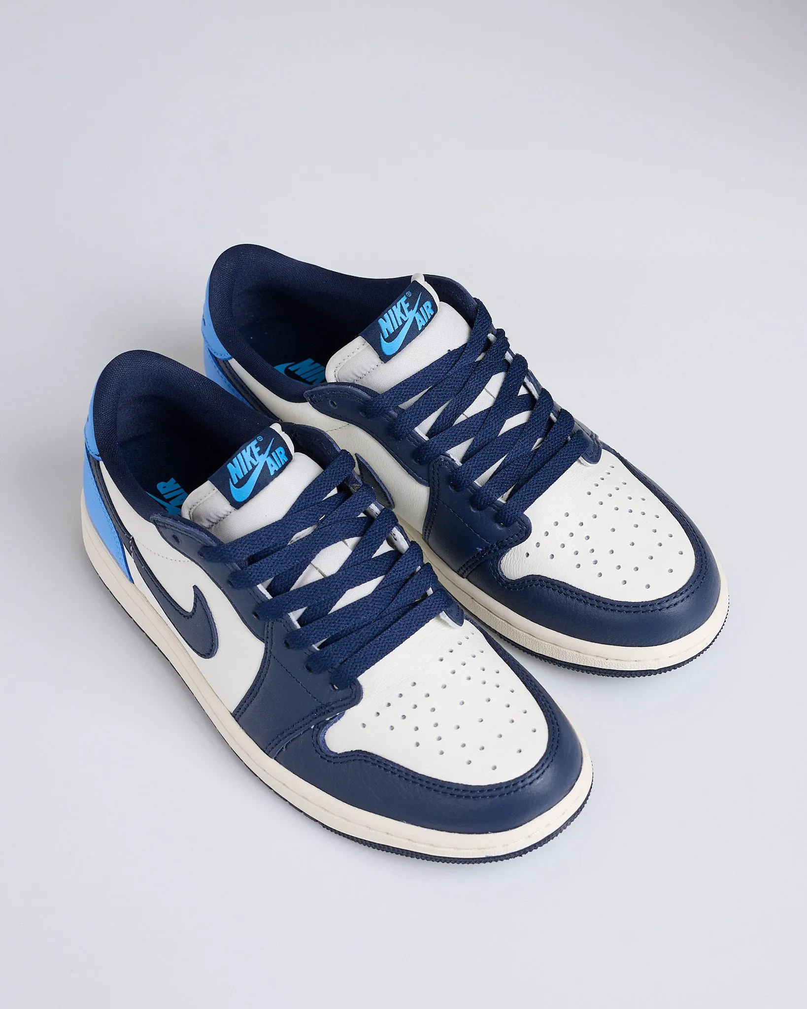 Nike Air Jordan 1 Low OG "Obsidian" Obsidian University Blue-Sail