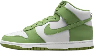 Nike Dunk High Retro Men's Shoes (DV0829-101, White/White/Chlorophyll) Size 14