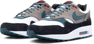 Nike Men's Air Max 1 PRM Escape White/Slate Blue-Black (FJ0698 100) - 6