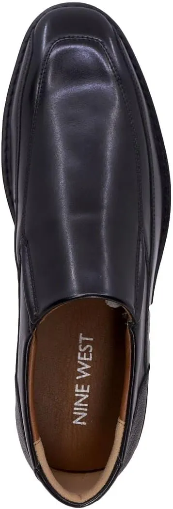 Nine West Men's Slip-On Loafer Formal Dress Shoe Square Toe Modern Bussiness Oxford Shoe