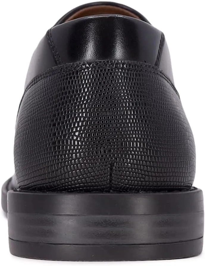 Nine West Men's Slip-On Loafer Formal Dress Shoe Square Toe Modern Bussiness Oxford Shoe