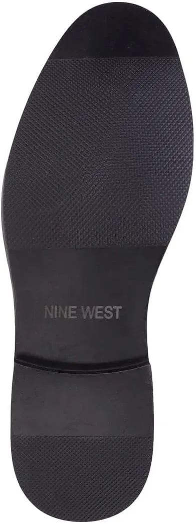 Nine West Men's Slip-On Loafer Formal Dress Shoe Square Toe Modern Bussiness Oxford Shoe