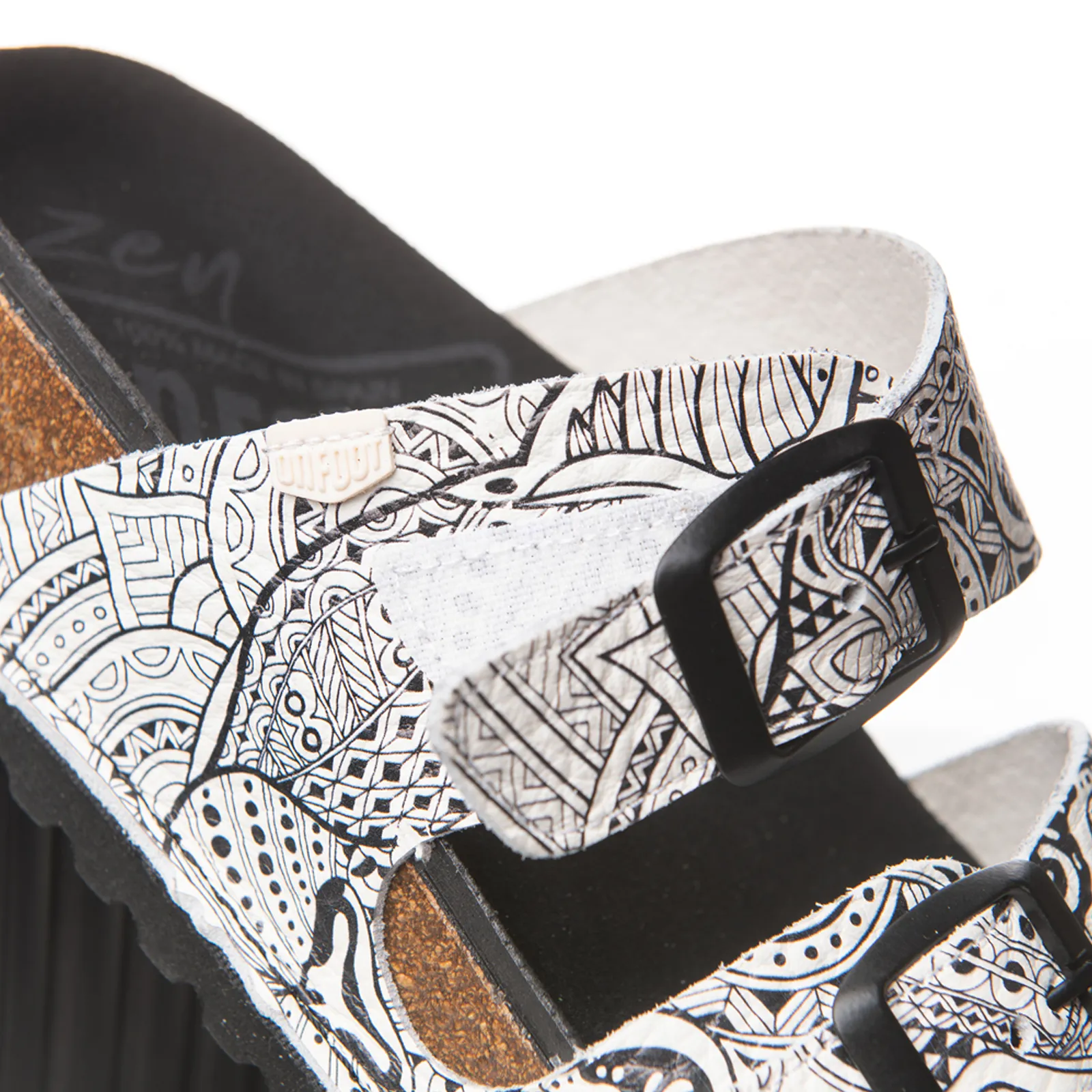On Foot Aurora Slide Sandal (Women) - Black/White