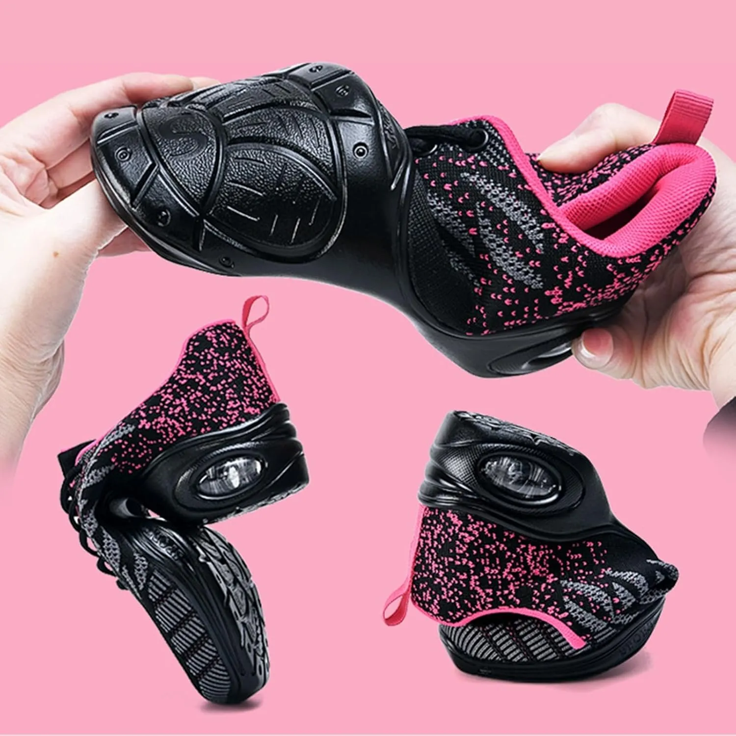 ONAIC Practice Ballroom Dance Shoes for Womens Tango Shoes for Social Beginner Salsa Latin Dancing Wedding Party