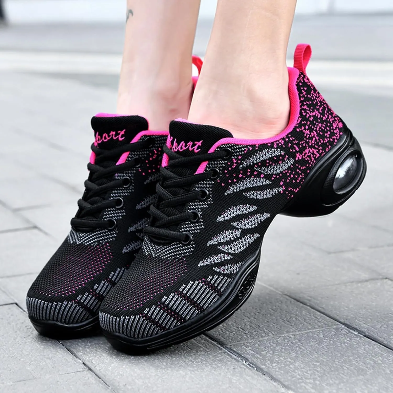 ONAIC Practice Ballroom Dance Shoes for Womens Tango Shoes for Social Beginner Salsa Latin Dancing Wedding Party