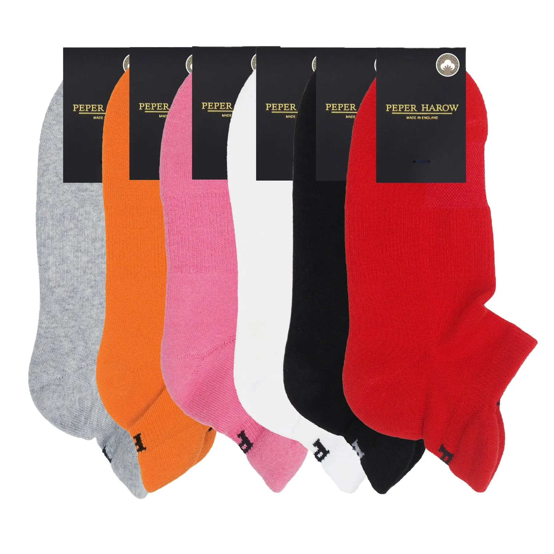 Organic Women's Sport Trainer Sock Bundle | Multiple Colours