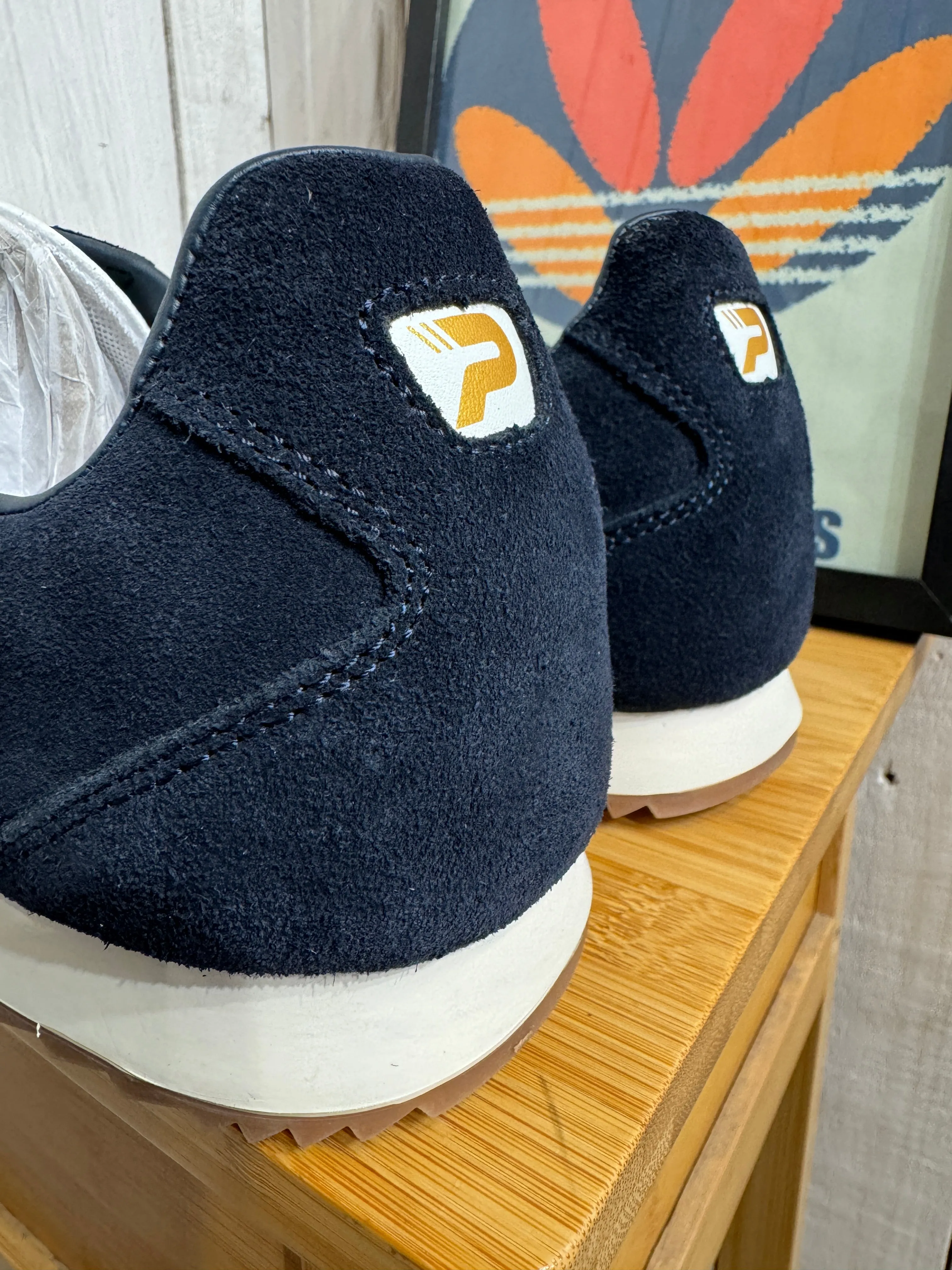 Patrick Rio Suede Trainers - Navy White