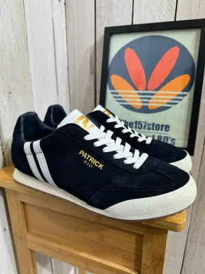 Patrick Rio Suede Trainers - Navy White
