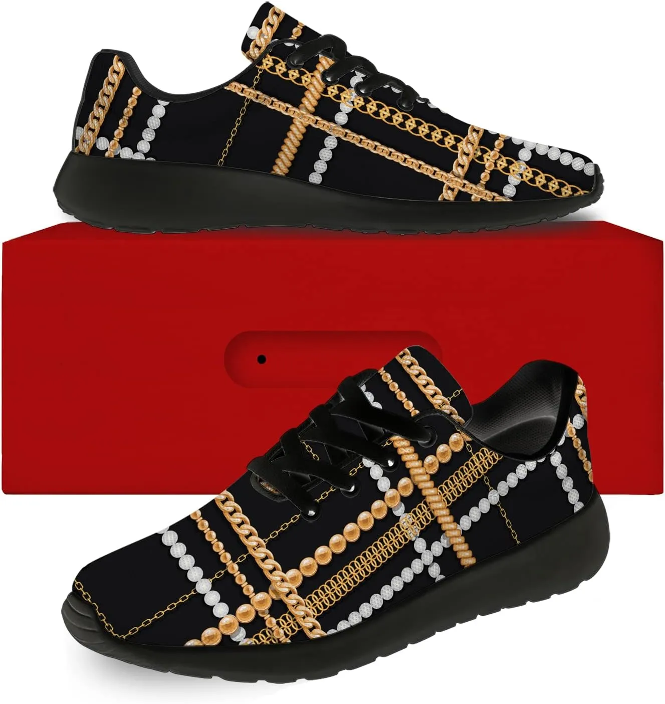 Plaid Shoes for Women Men Running Shoes Womens Mens Lightweight Walking Tennis Sneakers Jogging Shoes Gifts
