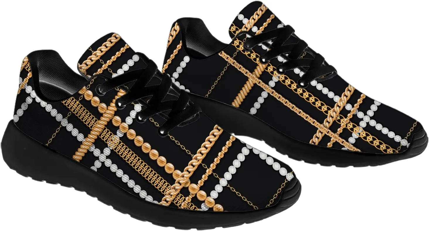 Plaid Shoes for Women Men Running Shoes Womens Mens Lightweight Walking Tennis Sneakers Jogging Shoes Gifts