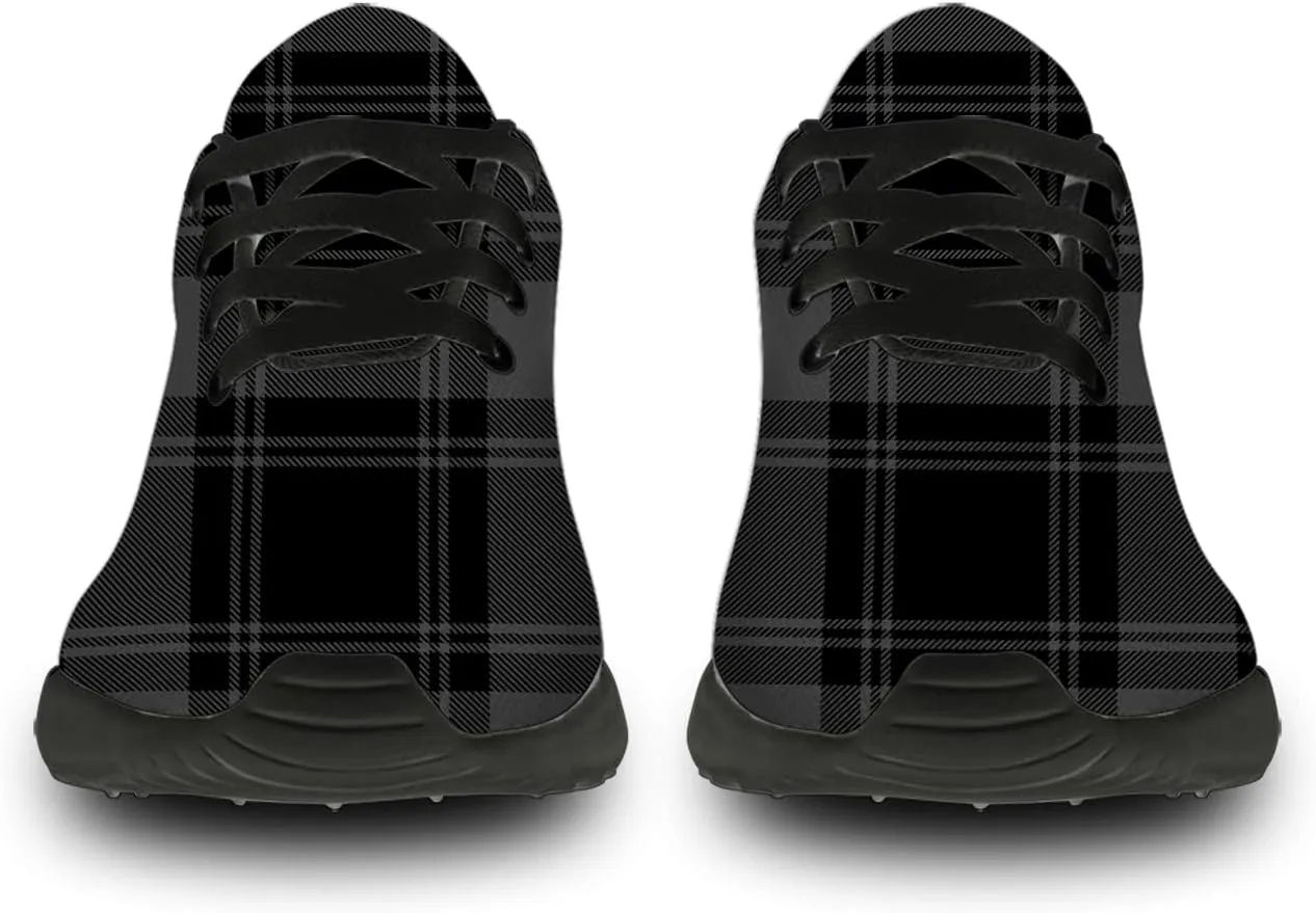 Plaid Shoes for Women Men Running Shoes Womens Mens Lightweight Walking Tennis Sneakers Jogging Shoes Gifts
