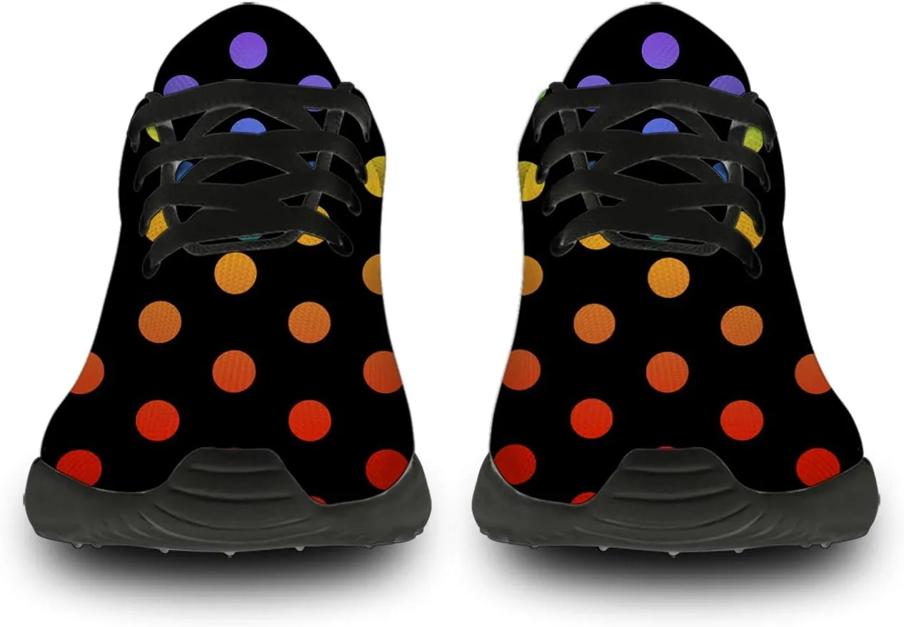 Polka Dot Shoes for Women Men Running Shoes Comfort Lightweight Walking Tennis Dots Sneakers Gifts